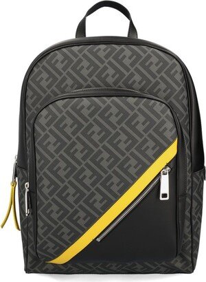 FF Motif Zipped Backpack