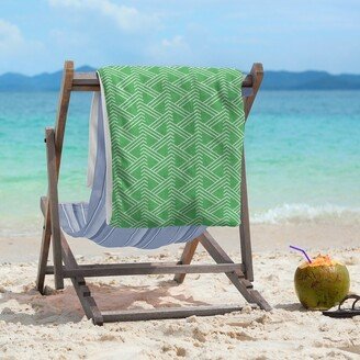 Classic Zig Zag Pattern Beach Towel - 36 x 72