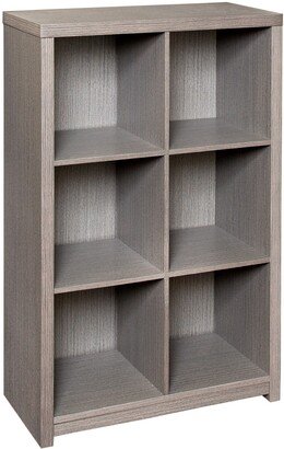 Premium Laminate 6-Cube Organizational Shelf