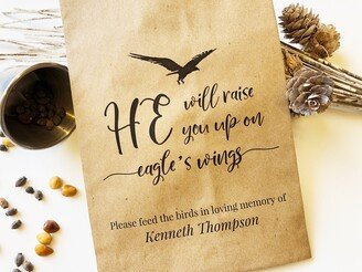 Memorial Gift Bags, Funeral Favors, Celebration Of Life, Condolence, Sympathy, Great For Wildflowers Or Seeds | Not Included-25Pk Bags Only