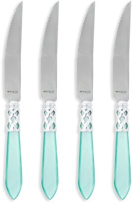 Aladdin Brilliant Aqua 4-Piece Steak Knives Set