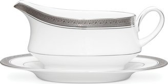 Dinnerware, Crestwood Platinum Gravy Boat with Stand