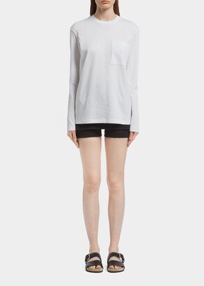 Long-Sleeve Boxy Jersey T-Shirt