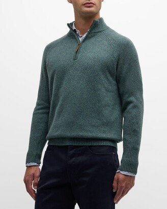 Sid Mashburn Men's Cashmere Quarter-Zip Sweater