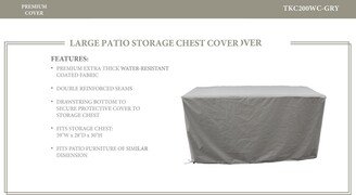 Storage Chest Protective Cover, in Grey