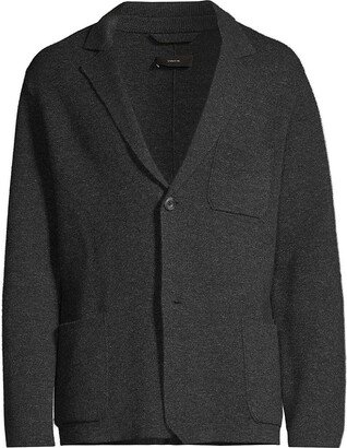 Knit Two-Button Blazer