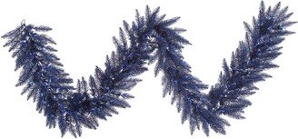 9' Navy Blue Fir Artificial Christmas Garland