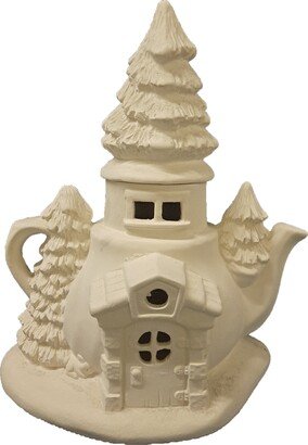 Alpine Teapot Tree Lodge Fairy House 12