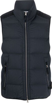 Zip-Up Padded Gilet-AO