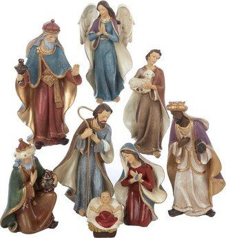 Kurt S. Adler Kurt Adler 6.25 Resin Nativity, Set of 8 Pieces