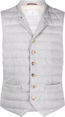 Press-Stud Padded Gilet