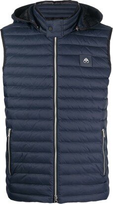 Zip-Up Hooded Gilet-AE