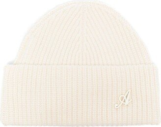 Signature ribbed-knit beanie