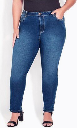 | Women's Plus Size Butter Denim Skinny Jean Mid Wash - average - 24W