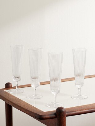 Soho Home Set of Four Champagne Flutes