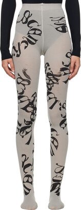 SC103 Gray Pitch Tights