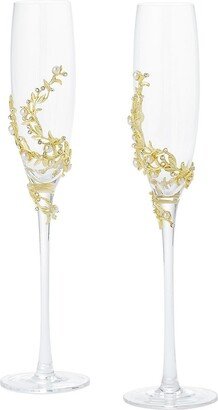 Olivia Riegel Eleanor 2-Piece Champagne Flutes Set