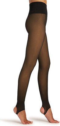 Faux Translucent Fleece Lined Tights