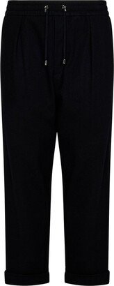 Pleated Tapered Track Pants