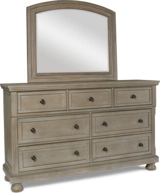 New Classic Furniture Nicola Pewter Archerd Mirror