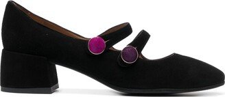 Halena 50mm suede pumps