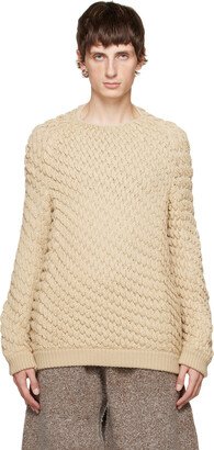 Beige Nonhoodie Sweater