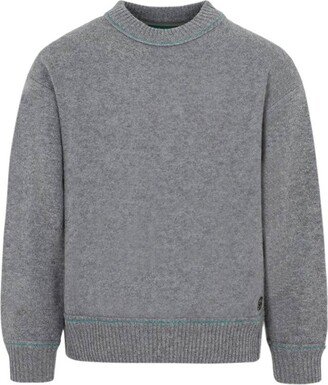 Crewneck Knitted Pullover-AC