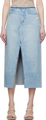 Blue Clara Denim Maxi Skirt