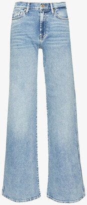 Womens Luxe Vintage Selfmade Lotta Luxe Vintage Wide-leg High-rise Stretch-denim Jeans