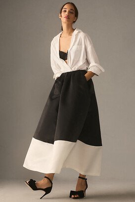 Mare Mare Colorblock A-Line Maxi Skirt