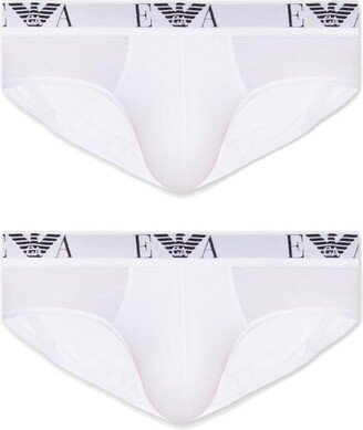 Logo-Embroidered Two-Pack Briefs-AA