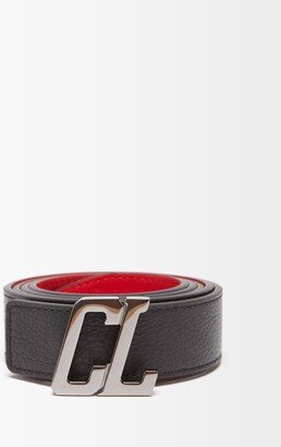 Logo-buckle Leather Belt-BS