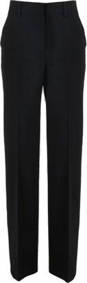 High Waist Straight Leg Trousers-CN