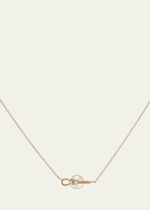 Katey Walker 18K Pearl and Diamond Choker Necklace