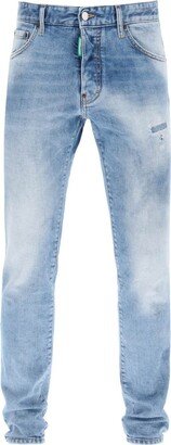 'cool guy' jeans with light used wash