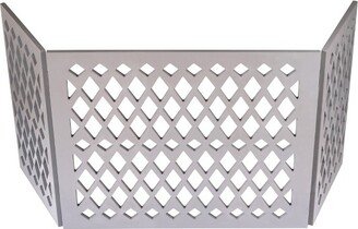 Hoovy Wooden Grey Freestanding Foldable Small Pet Dog Gates for Doorways. Dog Fence