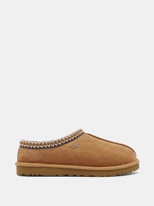 Tasman Shearling-lined Suede Slippers