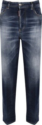 Straight-Leg Mid-Rise Jeans-AD