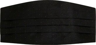 Polka Dot-Print Silk Cummerbund