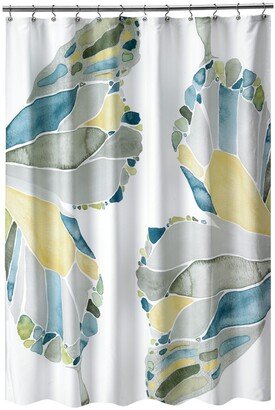 Shell Rummel Butterfly Shower Curtain