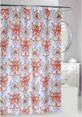 Leaf Motif Shower Curtain