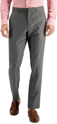 Perry Ellis Portfolio Men's Slim-Fit Non-Iron Performance Stretch Heathered Dress Pants