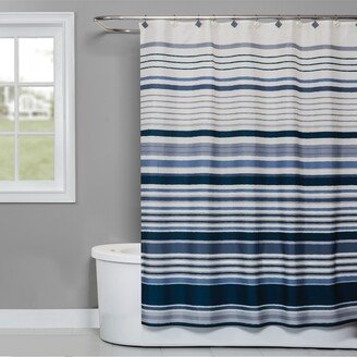 Cubes Stripe 70 x 72 Shower Curtain