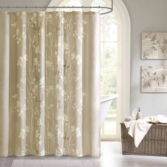 Holly Shower Curtain Taupe