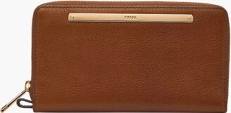 Liza Leather Zip Around Clutch Wallet SL7878G200