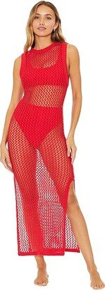 Holly Dress Cover-Up (Red) Women's Swimwear