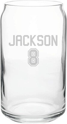 Lamar Jackson Pint Glass-Baltimore Ravens Quarterback-Ravens Merchandise-#8-Nfl-Quarterback Rating-Gift Under 20-Gift For Fan