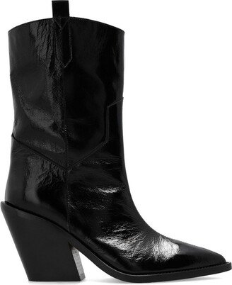 Mazola Pointed-Toe Cowboy Ankle Boots