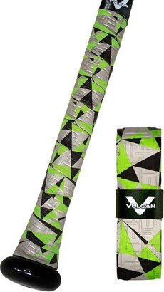 Vulcan Geo Series 0.50mm Ultralight Advanced Bat Grip Tape Wrap - Green Glow