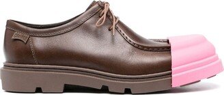 Junction two-tone lace-up loafers